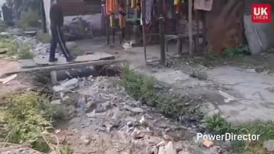 लालकुऑ: लालकुआं स्थित ट्रांसपोर्ट नगर में नाली निर्माण कार्य शिकायत के बाद वन विभाग ने रुकवाया