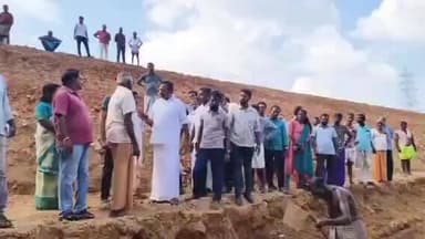 கிள்ளியூர்: அதங்கோட்டில் நான்கு வழி சாலை பணிகளை தடுத்து நிறுத்திய சட்டமன்ற உறுப்பினரால் பரபரப்பு