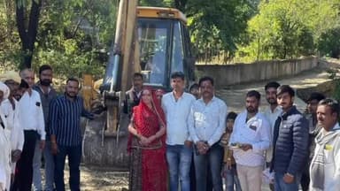 गढ़बोर: रिछेड़ सरपंच ने विधायक राठौड़ का जताया आभार, कड़ेचा की ओड़ बिड की भागल सड़क का काम शुरू