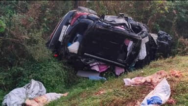 ನಾಗಮಂಗಲ: ನಾಗತಿಹಳ್ಳಿ ಹೆದ್ದಾರಿಯಲ್ಲಿ ಕಾರು ಪಲ್ಟಿ, ಮೂವರು ಧಾರುಣವಾಗಿ ಸಾವು: ಪ್ರಕರಣ ದಾಖಲು