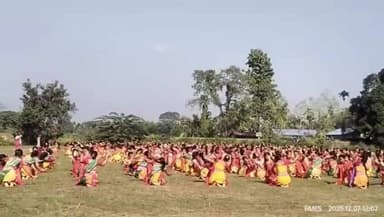 ছয়গাঁও: অসম চৰকাৰ আৰু বি,টি,আৰ, চৰকাৰৰ উদ্যোগত অনুষ্ঠিত হবলগীয়া বড়ো জনগোষ্ঠীৰ বাগৰুম্বা নৃত্যৰ বিশ্ব অভিলেখৰ কৰ্মশালা ছয়গাঁৱত