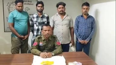 अकलतरा: अकलतरा पुलिस ने जुआ खेलते 4 जुआरियों को किया गिरफ्तार, उनके पास से ₹7500 नगदी जब्त