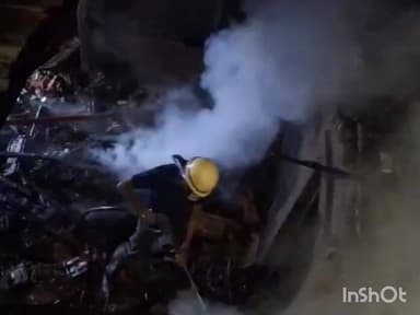 માંગરોળ: વાંકલ ના ગામિત ફળિયામાં ખેડૂતના ઘરમાં અચાનક આગ લાગતા ઘરવખરી અને ઘાસચારો બળી ગયો