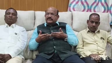 ಗುರುಮಿಟ್ಕಲ್: ಪಟ್ಟಣದ ಪ್ರವಾಸಿ ಮಂದಿರದಲ್ಲಿ ಮಾಜಿ ಸಂಸದ ಉಮೇಶ ಜಾದವ್ ಸುದ್ದಿಗೋಷ್ಠಿ,ಓಟ್ ಚೋರಿ ಕುರಿತು ಕಾಂಗ್ರೆಸ್ ವಿರುದ್ಧ ಆರೋಪ