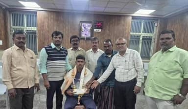 ಲಕ್ಷ್ಮೇಶ್ವರ: ಸರಪಳಿ ಗುಂಡು ಎಸೆತದಲ್ಲಿ ಶಿಗ್ಲಿ ಗ್ರಾಮದ ಮಂಜುನಾಥ ರಾಷ್ಟ್ರ ಮಟ್ಟಕ್ಕೆ ಆಯ್ಕೆ