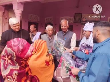 सतनाली: सतनाली में कंबल वितरण कार्यक्रम, विधायक कंवर सिंह यादव ने लोगों को संबोधित किया