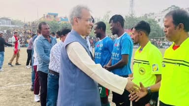 চাপড়া: বাঙালঝিতে বাঙ্গালঝি মিলন মেলা ২০২৫ উপলক্ষে ফুটবল টুর্নামেন্টের ফাইনাল ম্যাচ অনুষ্ঠিত হলো, উপস্থিত MLA