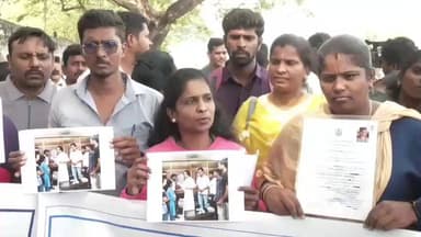 எழும்பூர்: சொன்னீங்களே செஞ்சீங்களா - திமுகவிற்கு எதிராக சிவானந்த சாலையில் போராட்டத்தில் குதித்த செவிலியர்கள்