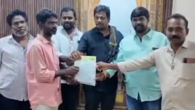 తాడేపల్లిగూడెం: ఎమ్మెల్యే క్యాంపు కార్యాలయంలో లబ్ధిదారులకు సీఎంఆర్ఎఫ్ చెక్కుల పంపిణీ