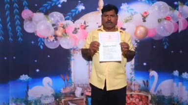 సిర్పూర్ టి: సోషల్ మీడియాలో వైరల్ గా మారిన కౌటాల సర్పంచ్ అభ్యర్థి 10 గ్యారెంటీల బాండ్ పేపర్