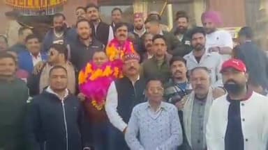 बिलासपुर सदर: प्रदेश अध्यक्ष विनय कुमार बका का बिलासपुर के मंडी भराड़ी के पास भव्य स्वागत, पूर्व विधायक बंबर ठाकुर रहे उपस्थित