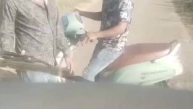 ಕೃಷ್ಣರಾಜಪೇಟೆ: ಬಸವನಹಳ್ಳಿ ಗ್ರಾಮದ ಬಳಿ ಖಾಸಗಿ ಶಾಲಾ ಬಸ್ ತಡೆದು ಪುಂಡರ ಪುಂಡಾಟ