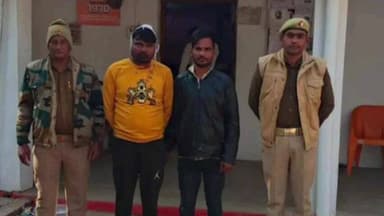 कालपी: कदौरा नगर पंचायत अध्यक्ष के ससुर को कार से टक्कर मारने के मामले में दो लोग गिरफ्तार, सभासद फरार