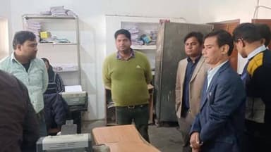 बरहरा: बड़हरा कोठी प्रखंड सह अंचल कार्यालय का एसडीओ ने किया निरीक्षण