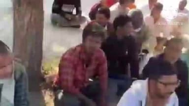 खींवसर: खींवसर में पानी की किल्लत से परेशान लोगों का धरना दूसरे दिन भी जारी