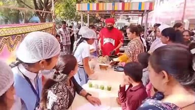 પ્રાંતિજ: પ્રાંતિજ અવરઓન વિધાવિહાર સ્કુલ ખાતે ફુડ ફેસ્ટિવલ કાર્યક્રમ યોજાયો શાળાના વિધાર્થીઓને ભાગ લીધો