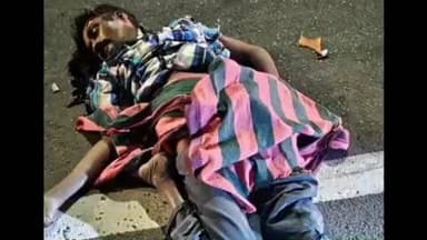 తడలోని ఓమేస్ వద్ద గుర్తు తెలియని వాహనం ఢీకొని వ్యక్తి మృతి