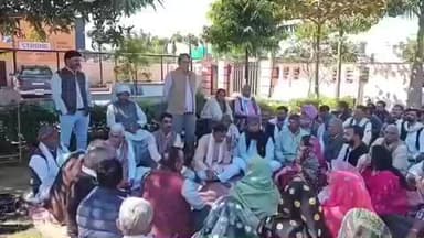 बस्सी: बस्सी में वोट चोर गद्दी छोड़ने को लेकर रैली की मीटिंग संपन्न