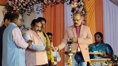 ଝାରସୁଗୁଡା: ଝାରସୁଗୁଡା ମନମୋହନ ପଡିଆରେ ଆୟୋଜିତ ଜିଲ୍ଲା ସ୍ତରୀୟ କୃଷି ଯନ୍ତ୍ରପାତି ମେଳାରେ ଯୋଗଦେଲେ ଅତିରିକ୍ତ ଜିଲ୍ଲାପାଳ ଏବଂ ଜିଲ୍ଲା ବିଜେପି ସଭାପତି