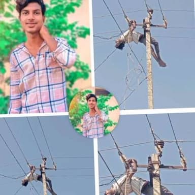 ಯಡ್ರಾಮಿ: ಅರಳಗುಂಡಗಿ ಗ್ರಾಮದಲ್ಲಿ ಮನೆಗೆ ವಿದ್ಯುತ್ ಕನೆಕ್ಷನ್ ಕೊಡಲು ಕಂಬ ಏರಿದ ಯುವಕ: ಶಾಕ್ನಿಂದ ಕಂಬದ ಮೇಲೆ ಸಾವು