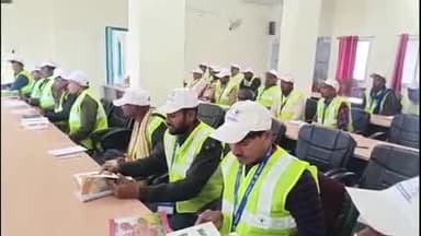 सिलाव: भूकंप रोधी भवन निर्माण के लिए सिलाव प्रखंड कार्यालय में राज मिस्त्रियों का 10 दिवसीय प्रशिक्षण शुरू