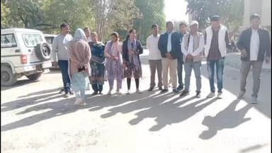 चूरू: चूरू में एसडीएम द्वारा अभद्र भाषा का प्रयोग करने और कार्यालय से बाहर निकालने के खिलाफ सौंपा गया ज्ञापन