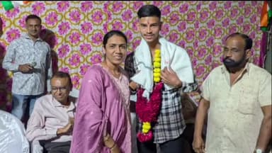 ધોળકા: ધોળકા ખાતે પંચશીલ વિસ્તારમાં અગ્નિ વીર ઈશાન રાણાનો સન્માન સમારોહ યોજાયો