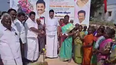 ராசிபுரம்: மலையாம்பட்டி உட்பட பல்வேறு பகுதியில் ரூ.1.56 கோடி மதிப்பீட்டில் 26 புதிய கான்கிரீட் சாலைகள் அமைப்பதற்கான பணிகளை அமைச்சர் தொடங்கி வைத்தார்