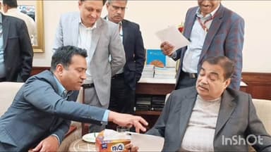 चूरू: चूरू सांसद राहुल कस्वां ने केन्द्रीय मंत्री से मुलाकात की, विभिन्न प्रोजेक्ट की स्वीकृति की मांग की