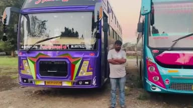 મેંદરડા: મેંદરડા વિસ્તારમાંથી ગેરકાયદેસર રીતે એક સરખા નંબર પ્લેટ વાળી બે લક્ઝરી બસ પકડી પાડતી પોલીસ