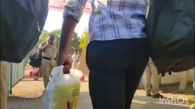 గంగాధర: గంగాధర జిల్లా పరిషత్ హై స్కూల్ లో RO లకు ఎన్నికల సామాగ్రి అందజేత