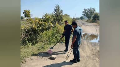 అసిఫాబాద్: కెరమెరి మండలంలో బాంబు స్క్వాడ్ తనిఖీలు