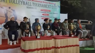 গণ্ডাছড়া: নেশা মুক্ত যুব সমাজের লক্ষ্যে: গন্ডাছড়ায় 'দৈবশক্তি চাকমা মেমোরিয়াল নাইট ভলিবল টুর্নামেন্ট'-এর শুভ উদ্বোধন