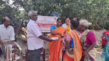 திருப்போரூர்: அனுமந்தபுரம் தொடக்கப்பள்ளி மற்றும் பழங்குடியினர் பகுதியில் சித்த மருத்துவ முகாம்