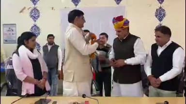 चूरू: प्रधान दीपचंद राहड़ के नेतृत्व में पंचायत समिति का कार्यकाल पूरा, कार्यक्रम में विधायक हरलाल सहारण भी हुए शामिल