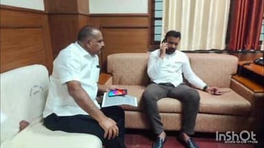 ಕುಂದಾಪುರ: ರಾಜ್ಯ ಕಾರ್ಮಿಕ ಸಚಿವರಾದ ಸಂತೋಷ್ ಲಾಡ್ ಅವರನ್ನ ಭೇಟಿ ಮಾಡಿದ ಶಾಸಕ ಕಿರಣ್ ಕುಮಾರ್ ಕೊಡ್ಗಿ