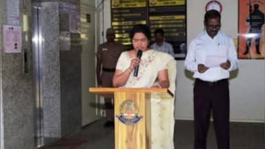 தாம்பரம்: தாம்பரத்தில் காவல்துறை சார்பில் மனித உரிமைகள் தின உறுதிமொழி ஏற்கப்பட்டது