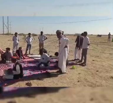 शिव: शिव उपखंड क्षेत्र के पुषड़ गांव में पावर विंड कंपनी की लापरवाही से बुजुर्ग व्यक्ति गंभीर रूप से घायल