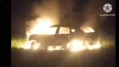 चांद: चांद थाना क्षेत्र के सटोटी में अज्ञात कारणों से कार में लगी आग, पुलिस कर रही है जांच