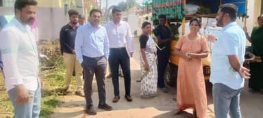 ಕನಕಪುರ: ಸಾತನೂರಿನಲ್ಲಿನ ಇ-ಪೌತಿಖಾತೆ ಕೇಂದ್ರಕ್ಕೆ ಜಿಲ್ಲಾಧಿಕಾರಿಗಳ ಭೇಟಿ