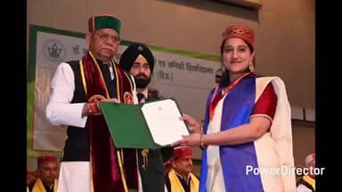 राजगढ़: राजगढ़ की बेटी ने झटका स्वर्ण पदक, राज्यपाल से मिला सम्मान