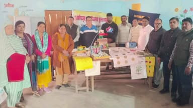 सहदेई बुजुर्ग: टीएलएम मेला: शिक्षकों ने दिखाई रचनात्मकता, विभिन्न विद्यालयों ने की सहभागिता