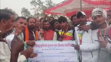 धुरकी: धुरकी खाला ने दुद्धी को हराकर सीजन टू हिन्दू मुस्लिम एकता संघ क्रिकेट मेमोरियल टूर्नामेंट जीता