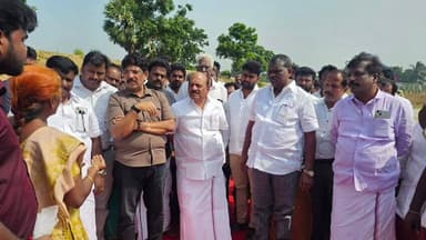 திருப்போரூர்: சோனலூர் தாங்கல் ஏரியில் மீன் குஞ்சு இருப்பு செயல் திட்டத்தினை அமைச்சர் தா.மோ.அன்பரசன் துவங்கி வைத்தார்