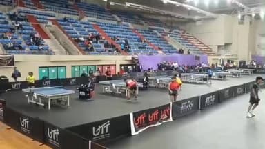 नामकुम: खेलगांव के हरिवंश टाना भगत इंडोर स्टेडियम में पांचवीं यूटीटी नेशनल रैंकिंग टेबल टेनिस चैंपियनशिप का आयोजन