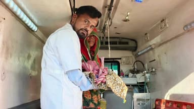 धनाऊ: बाड़मेर रोड पर 108 एंबुलेंस में गूंजी किलकारी