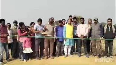 ছাতনা: রাজনীতির ঊর্ধ্বে উন্নয়ন , পথশ্রী রাস্তার শিলান্যাসে ঐক্যের বার্তা ছাতনায়