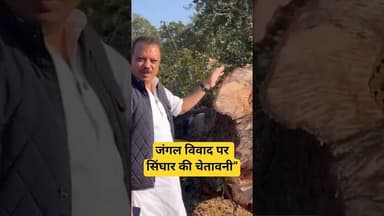 जंगल विवाद पर सिंघार की चेतावनी”#Truth #ForestCutting #UmangSinghar #TrendingReels