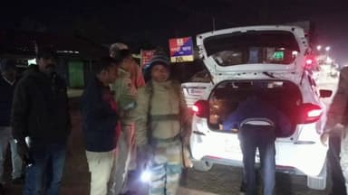 नगड़ी: नगड़ी थाना क्षेत्र में पुलिस ने चलाया एंटी क्राइम चेकिंग अभियान