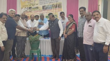 ಮದ್ದೂರು: ಭಾರತೀನಗರದಲ್ಲಿ ರೋಟರಿ ಹಳ್ಳಿಹಬ್ಬ ಕಾರ್ಯಕ್ರಮಕ್ಕೆ ಚಾಲನೆ